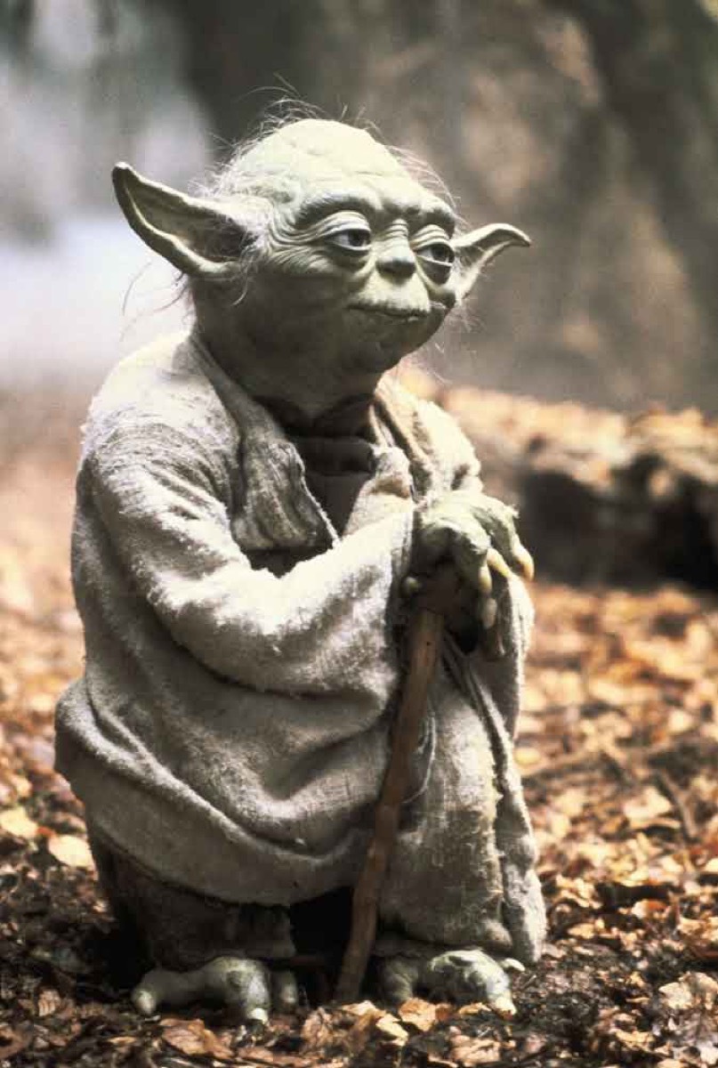 movie still of yoda from star wars