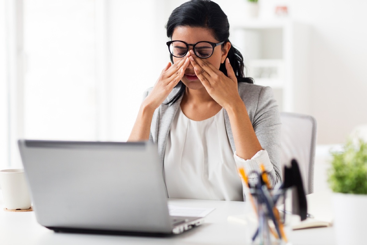 woman rubbing eyes health tweaks over 40