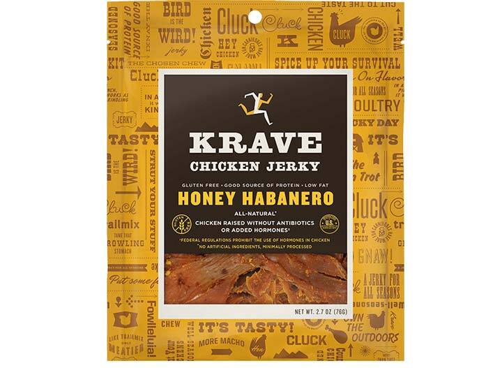 Krave chicken jerky honey habanero