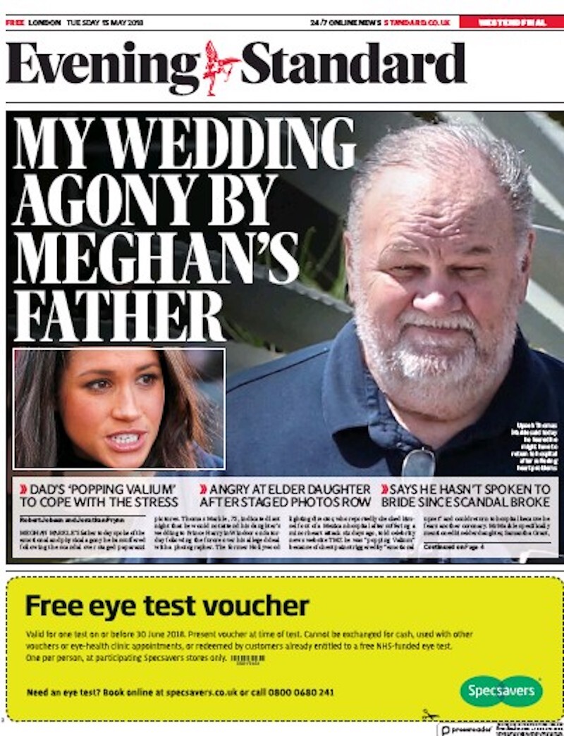 Thomas Markle Newspaper