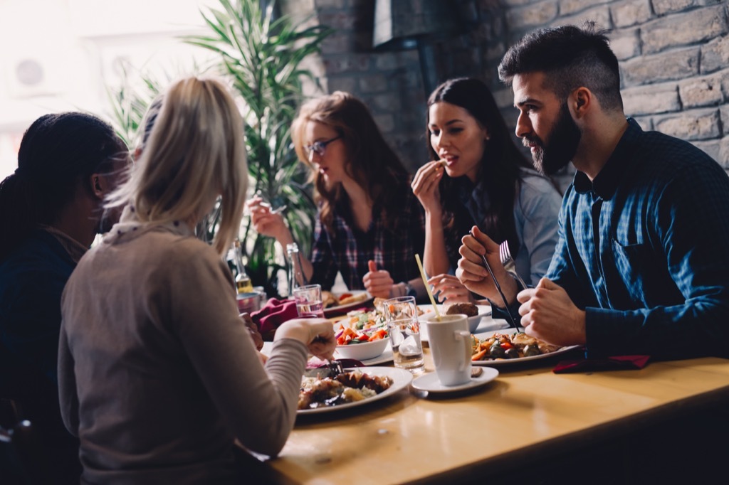 Colleagues, lunch, boost your productivity. Amazing Dinner Parties