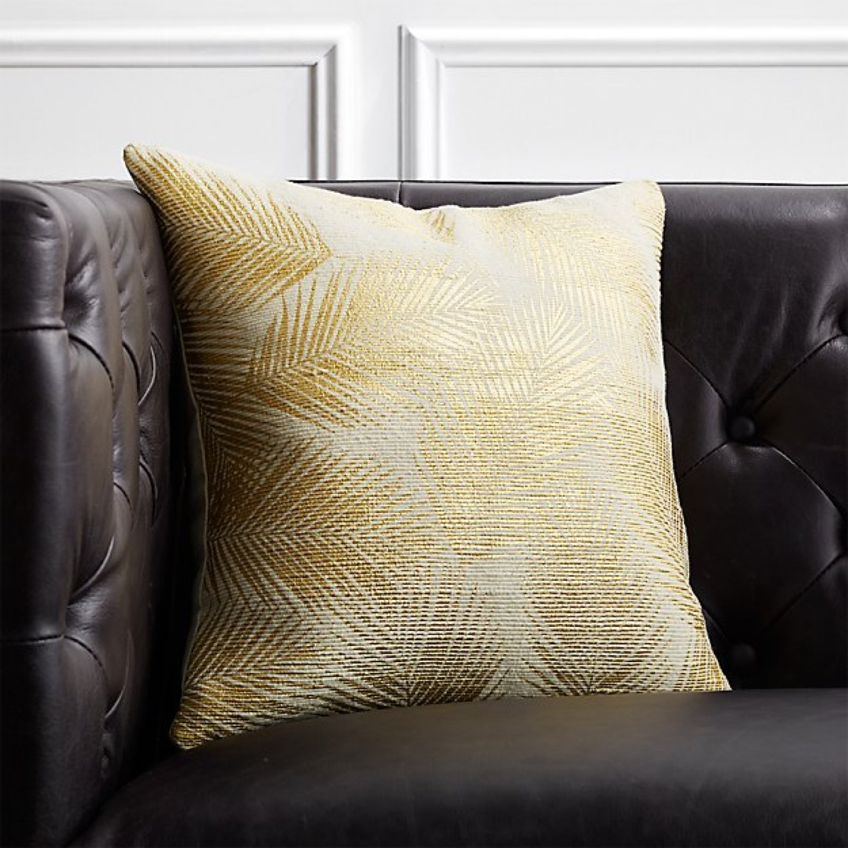 gold and white pillow cheap home upgrades