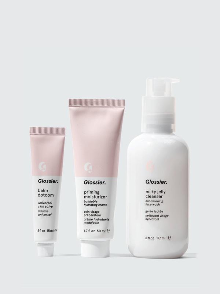 set of three glossier products