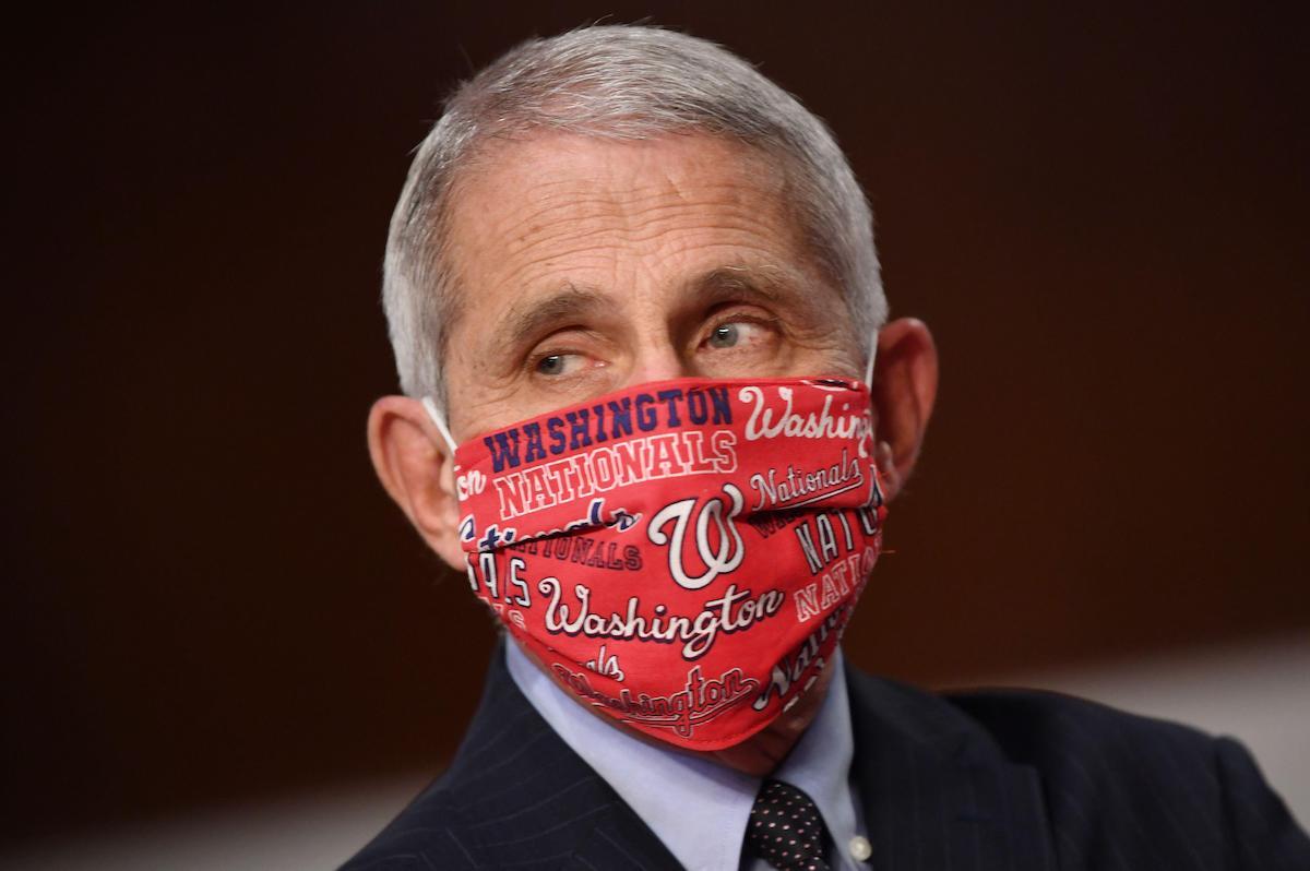 Dr. Anthony Fauci, director of the National Institute for Allergy and Infectious Diseases, prepares to testify before the Senate Health, Education, Labor and Pensions (HELP) Committee on Capitol Hill in Washington DC on Tuesday, June 30, 2020.