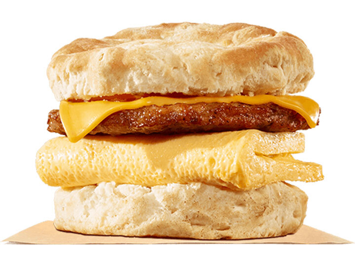 Burger king sausage egg cheese biscuit