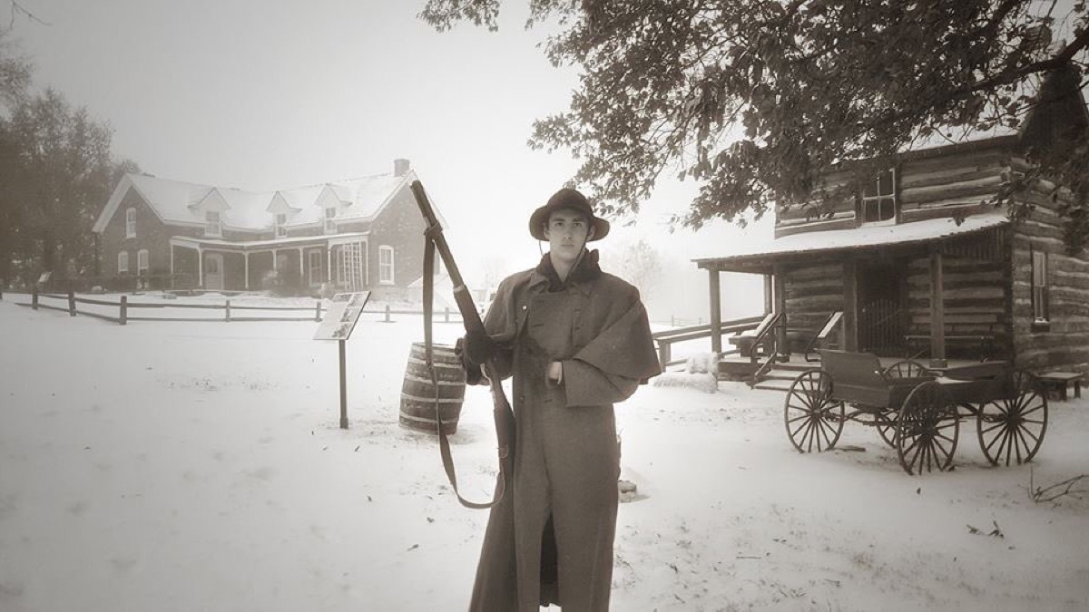 actor at shoal creek living history museum