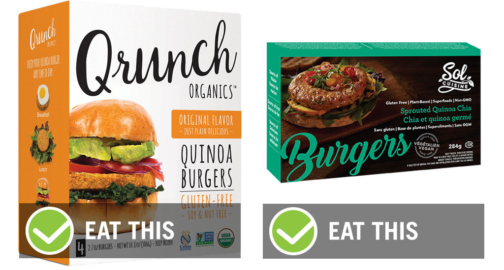 Eat this not that quinoa veggie burger