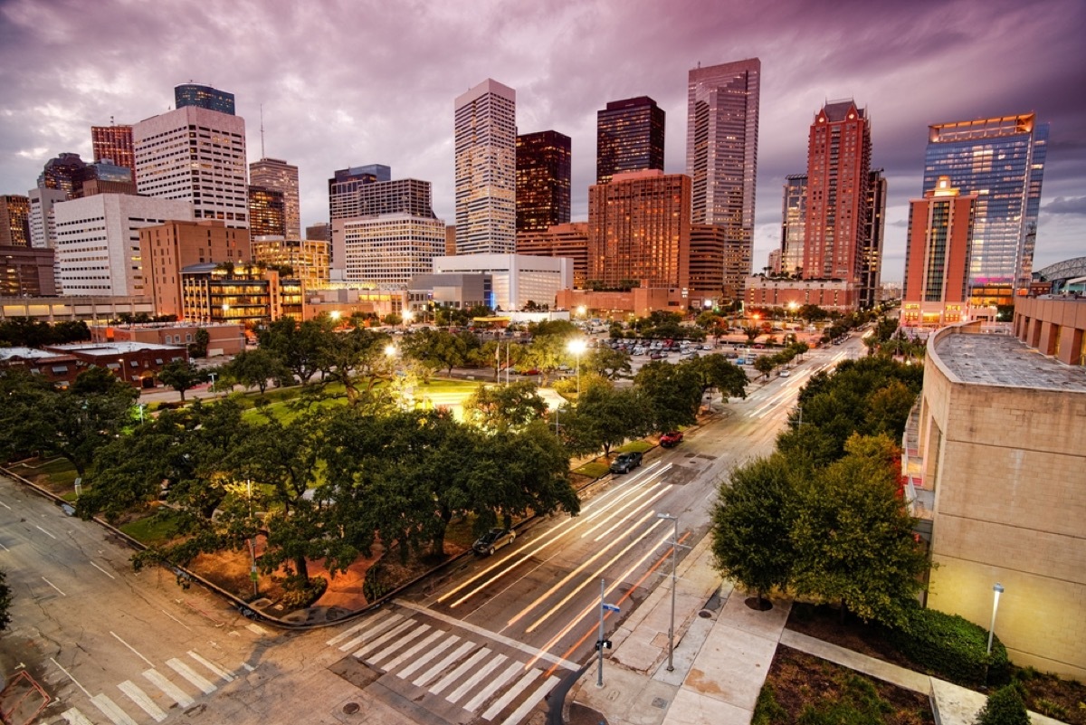 houston texas skyline