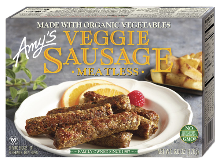 Amy's veggie sausage