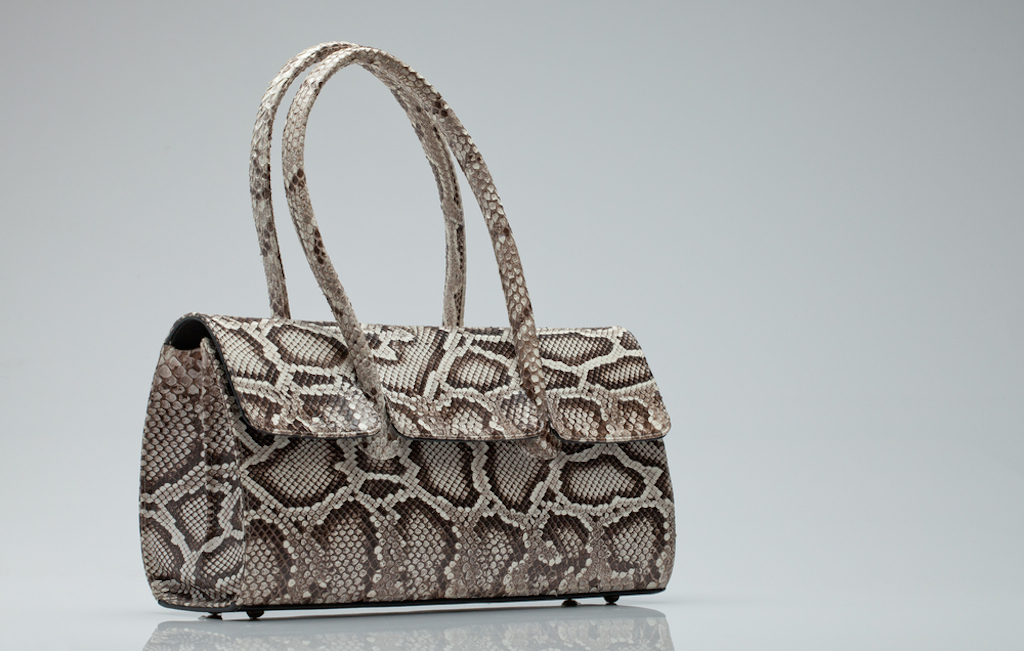 snake skin handbag