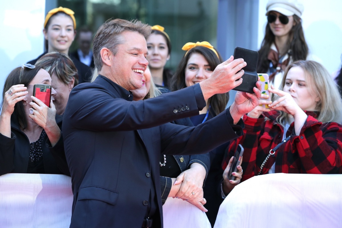 Matt Damon at the Toronto International Film Festival in 2019