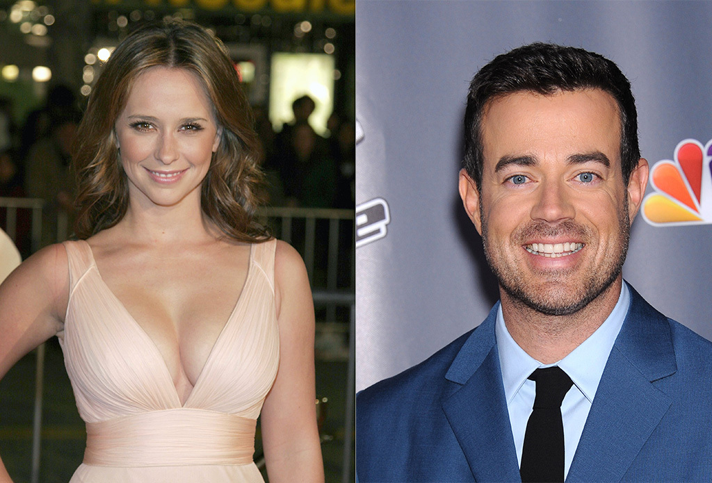 Jennifer Love Hewitt and Carson Daly