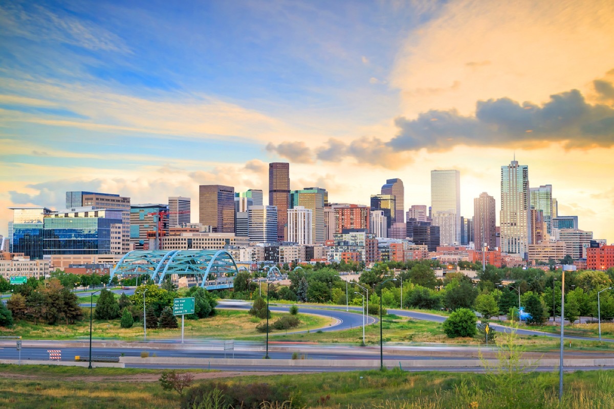 skyline of denver colorado