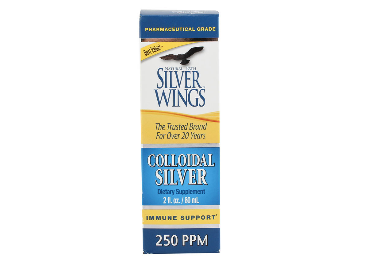 box of colloidal silver from whole foods