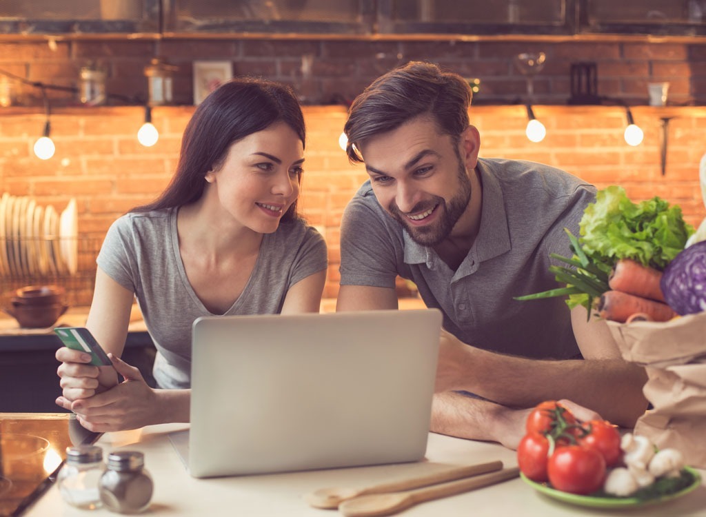 couple cooking kitchen