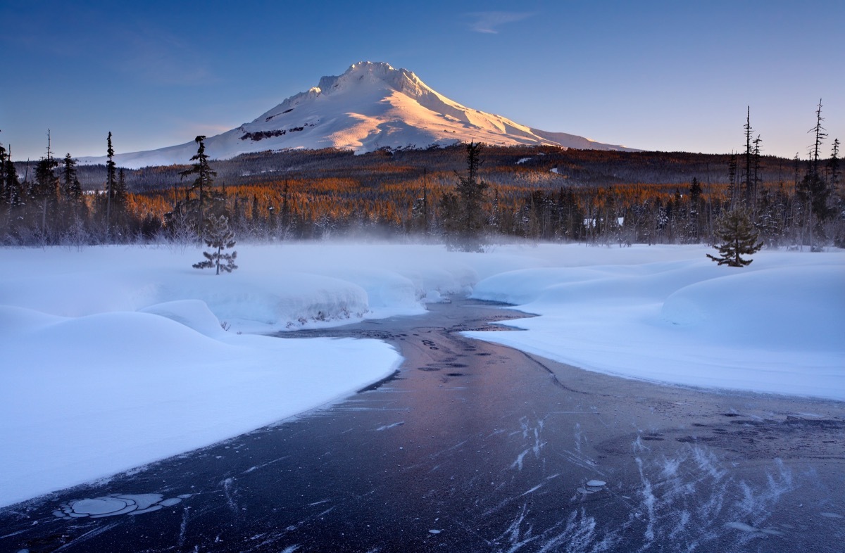 Hood River Oregon White Christmas in America