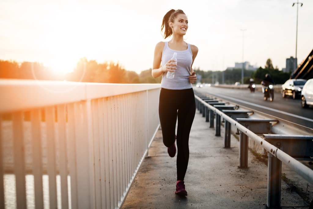 woman running