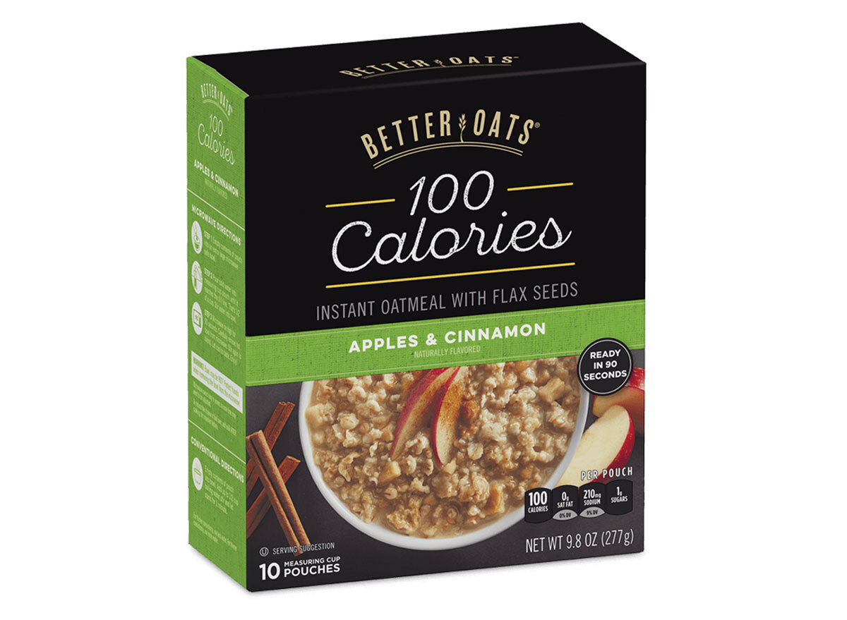 better oats apples cinnamon instant oatmeal