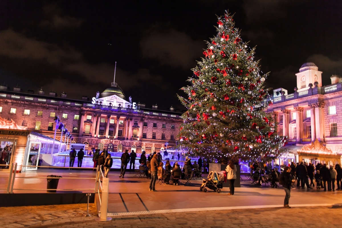 Somerset House London Famous Holiday Decorations