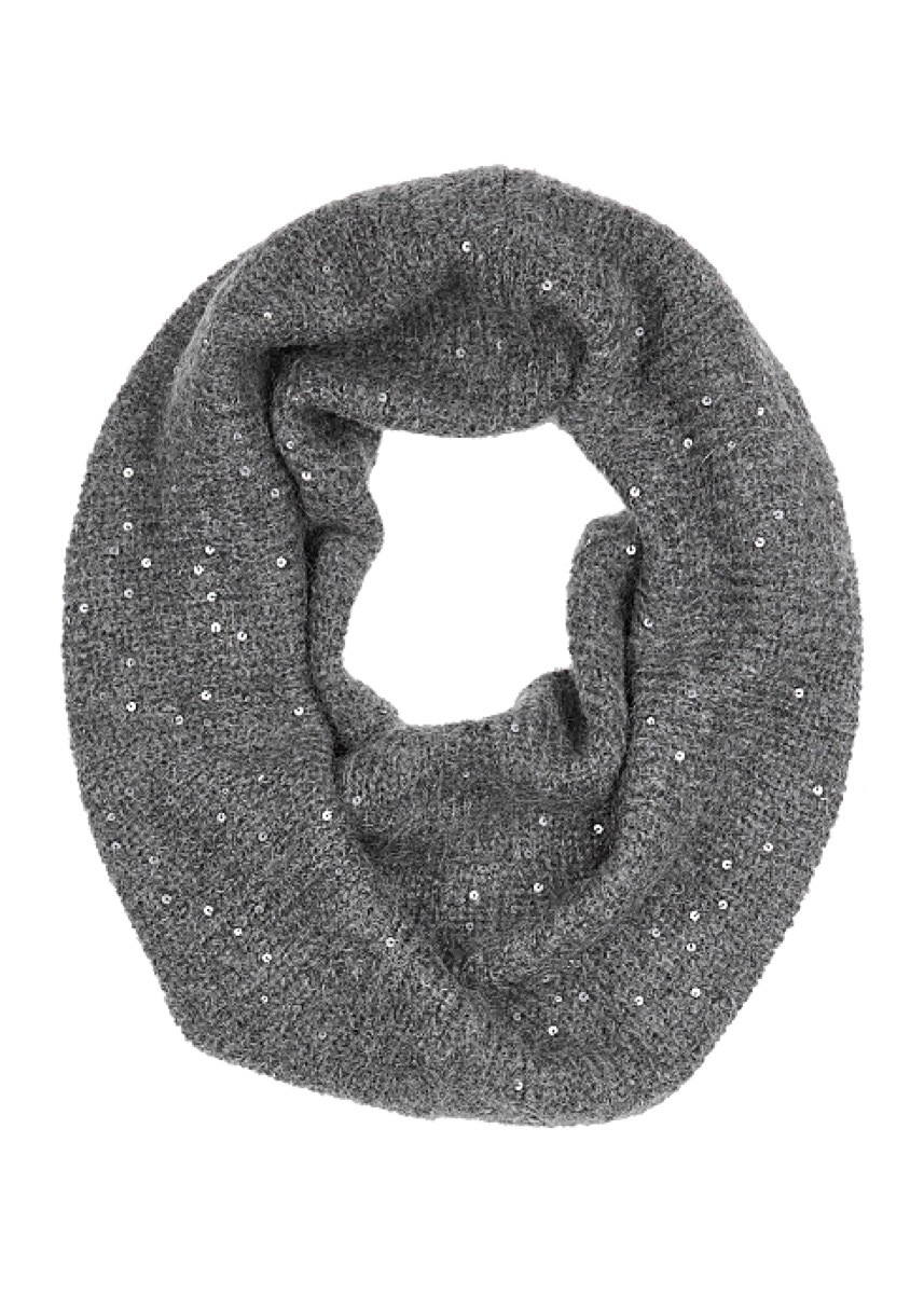 charcoal gray snood