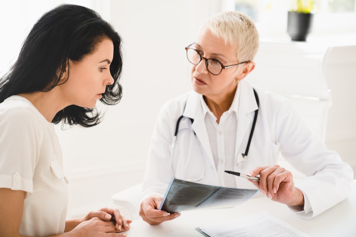 Woman Talking with a Doctor