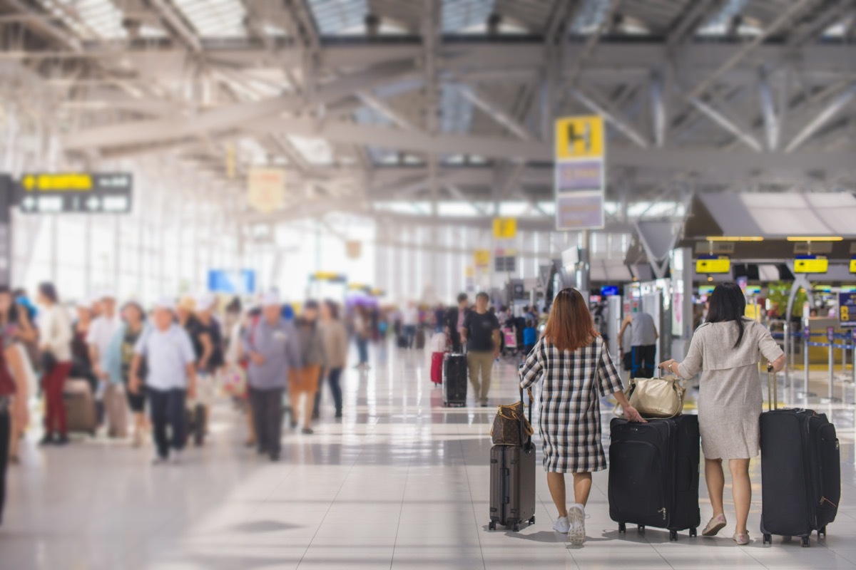 Busy Airport Terminal