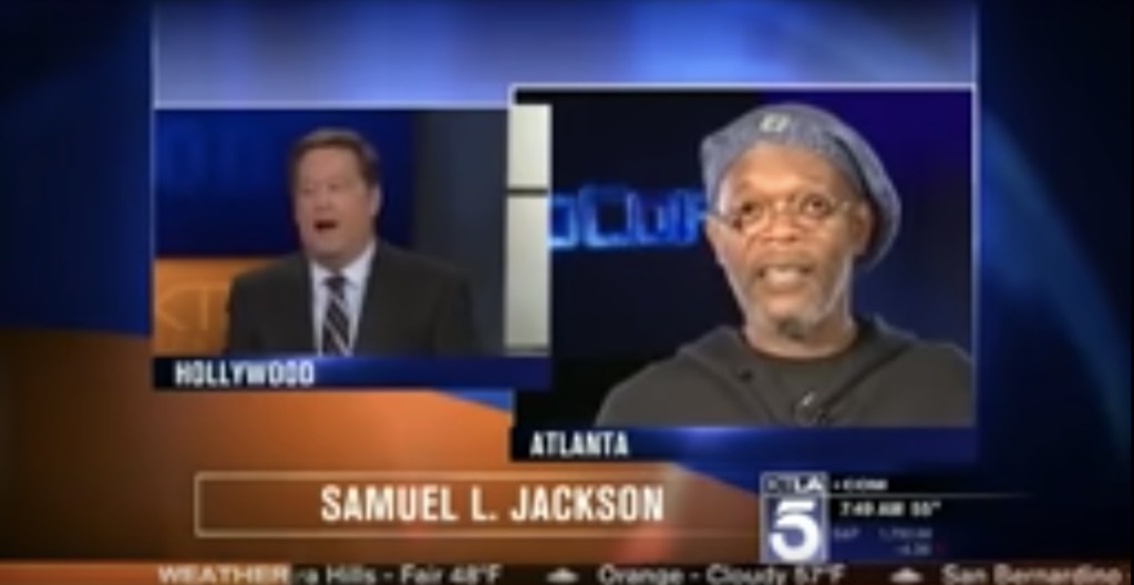 samuel l jackson crazy live tv moments