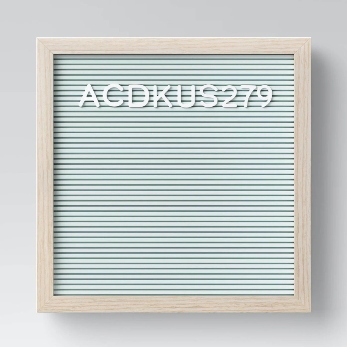 light green felt letter board