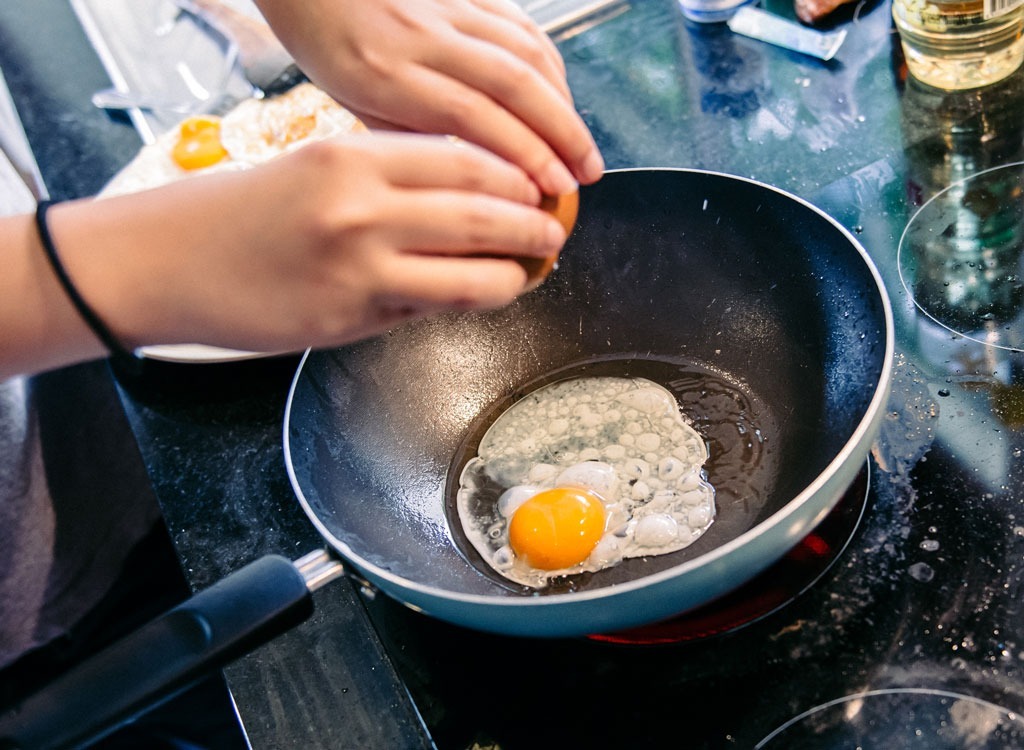 Egg in pan