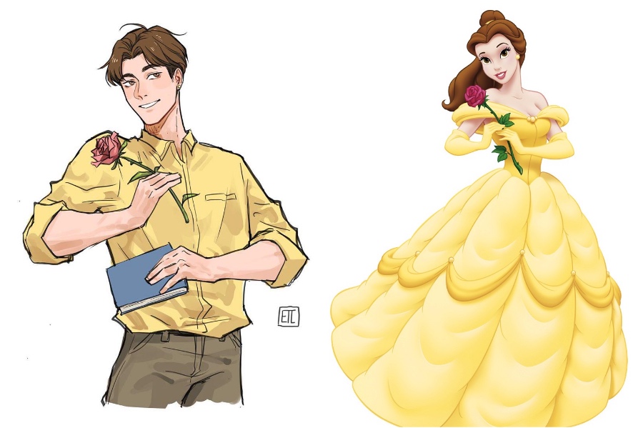 Belle | If Disney Princesses Were Boys | Her Beauty