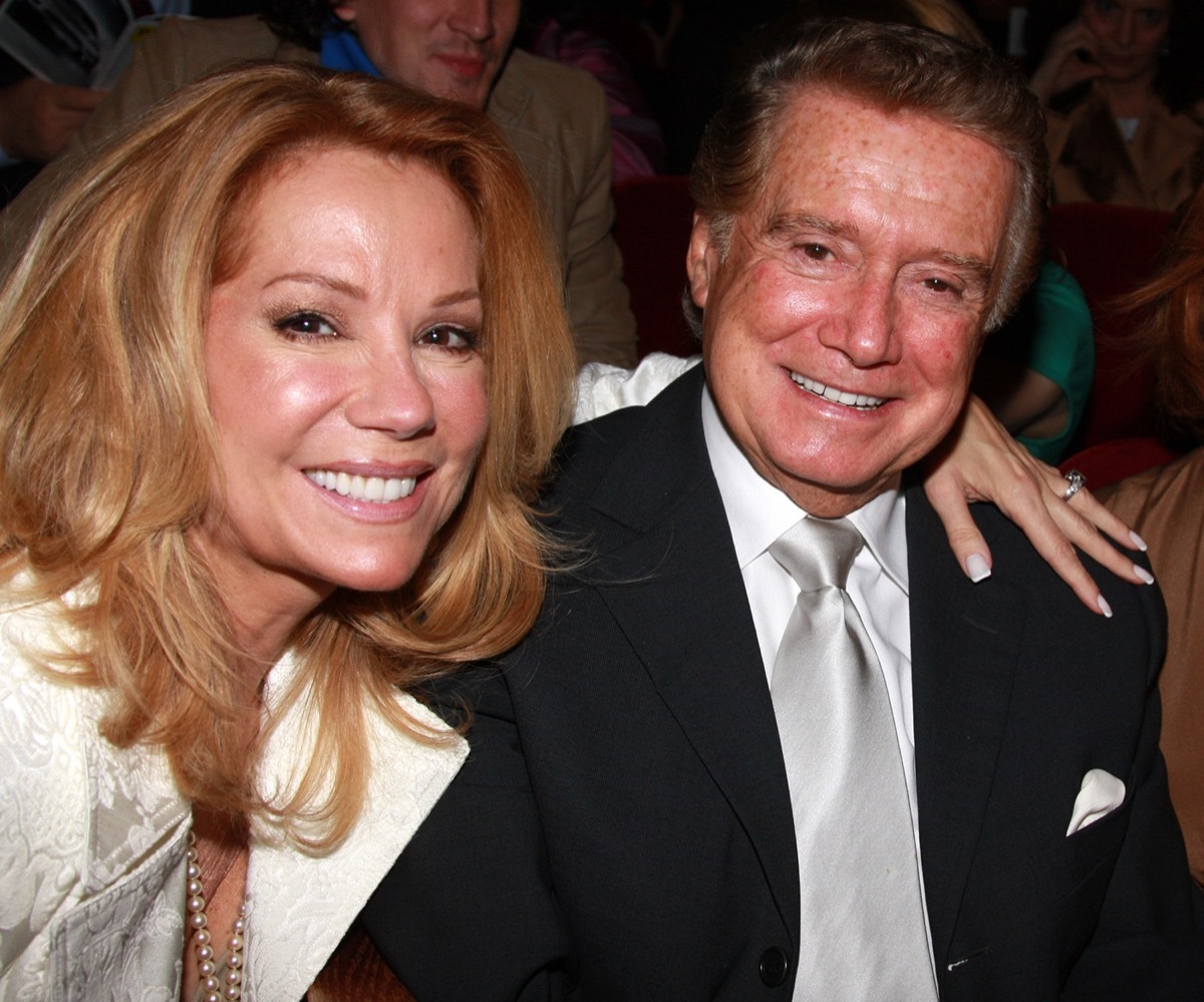 Regis Philbin and Kathie Lee Gifford at the opening night of 