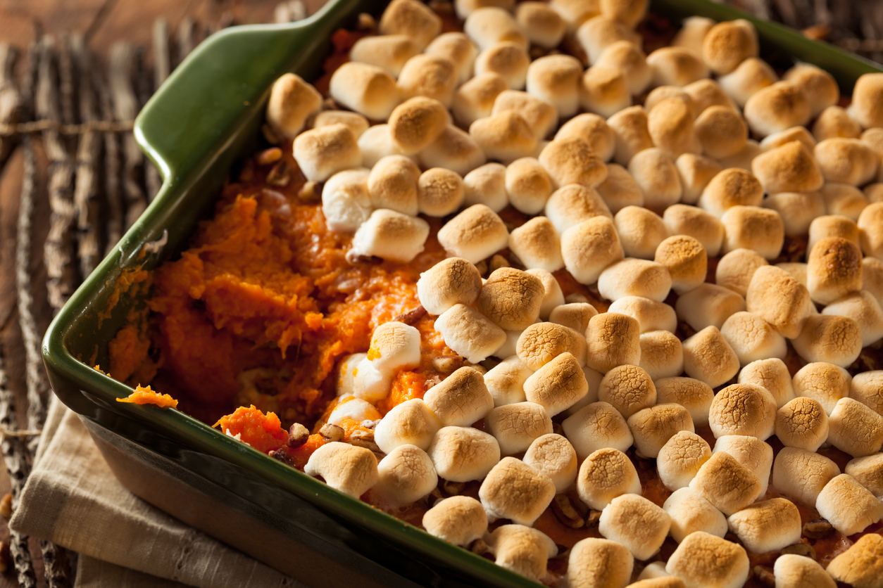 Homemade Sweet Potato Casserole for Thanksgiving