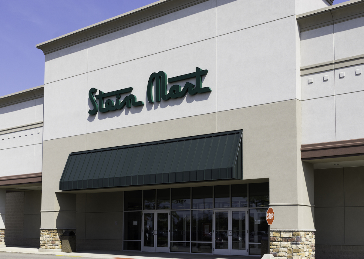 A Stein Mart location in Rochester Hills, Michigan. Stein Mart is a chain of department stores in the US.