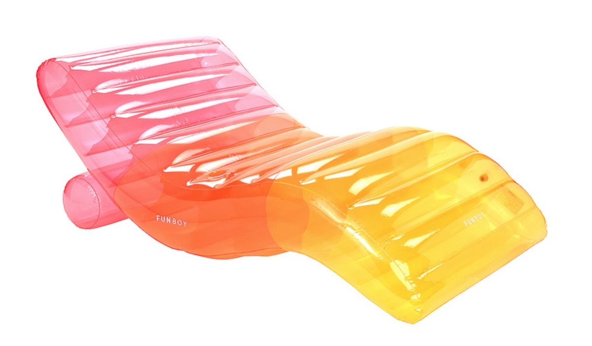 pink and orange pool floatie, summer buys under $100