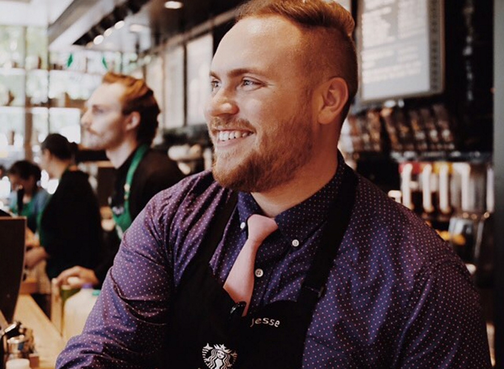 Starbucks black apron