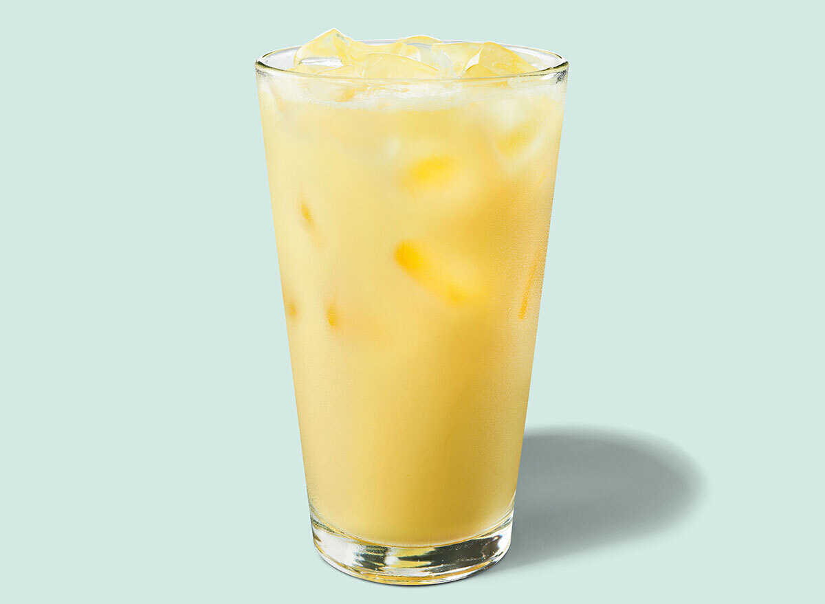 starbucks yellow latte