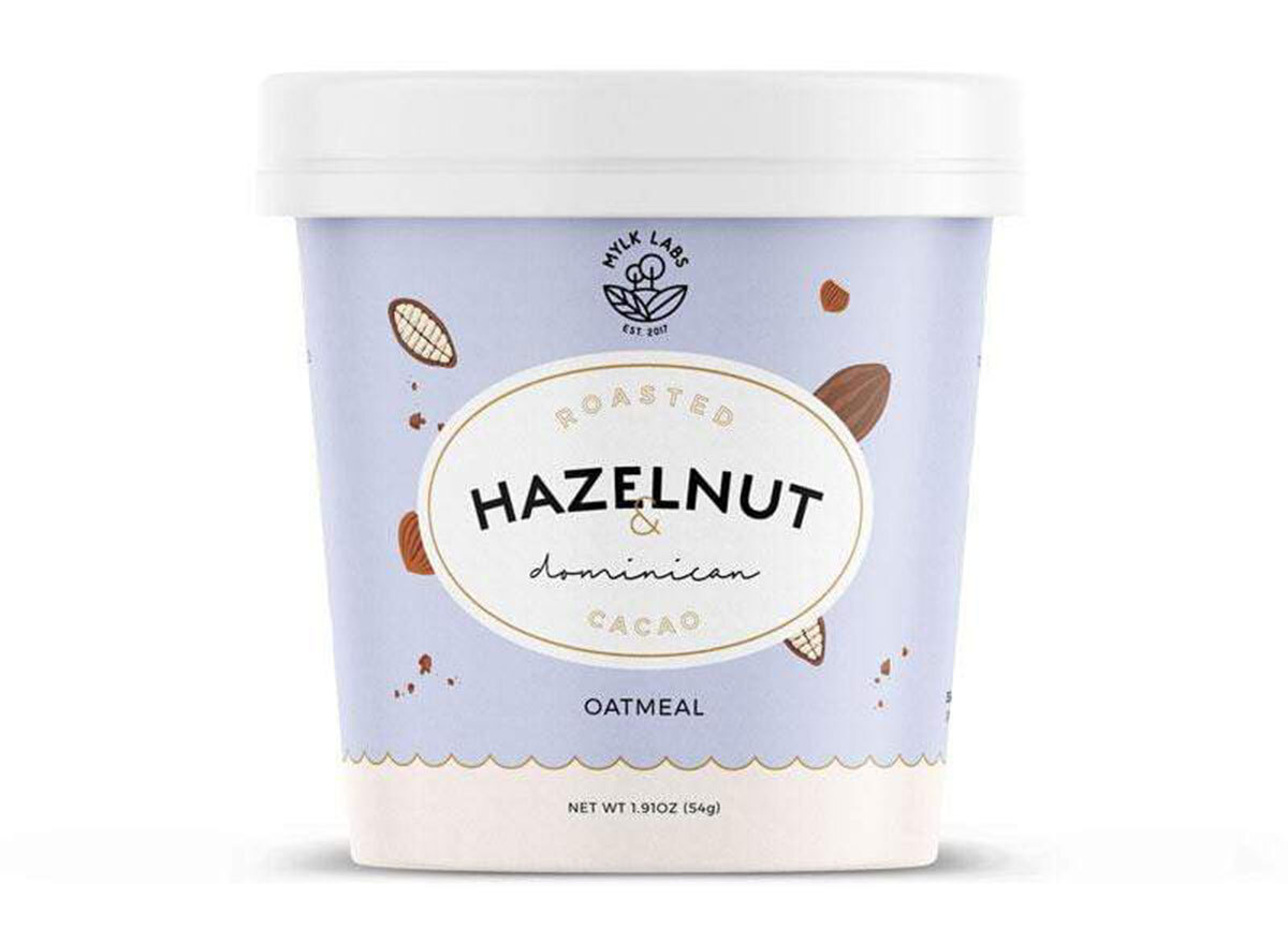 mylk labs roasted hazelnut cacao oatmeal