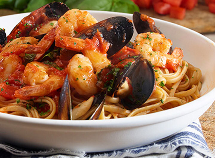 Olive Garden seafood pasta