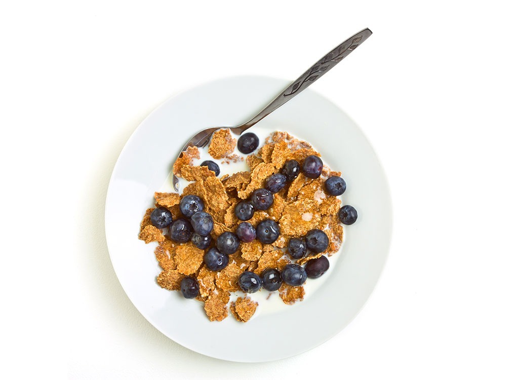 cereal in a bowl