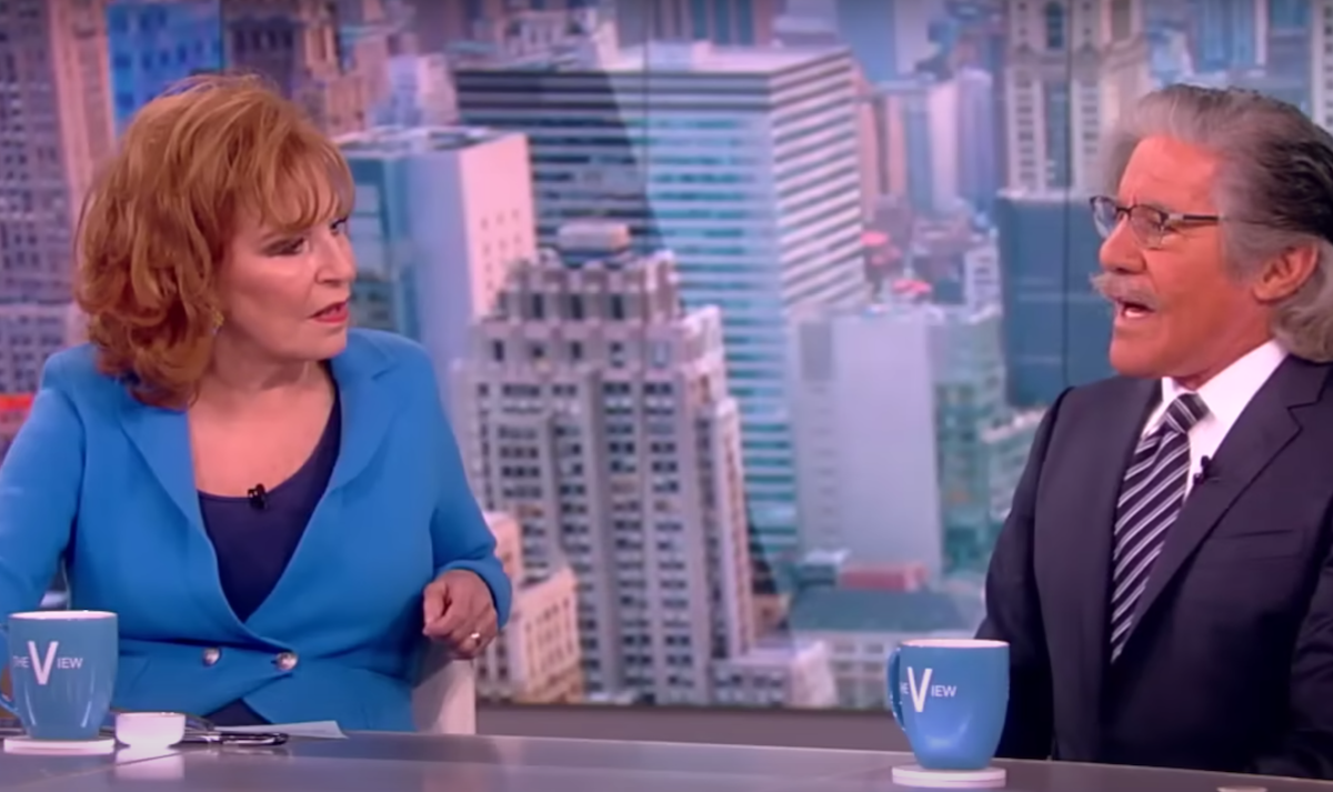 Joy Behar and Geraldo Rivera on 