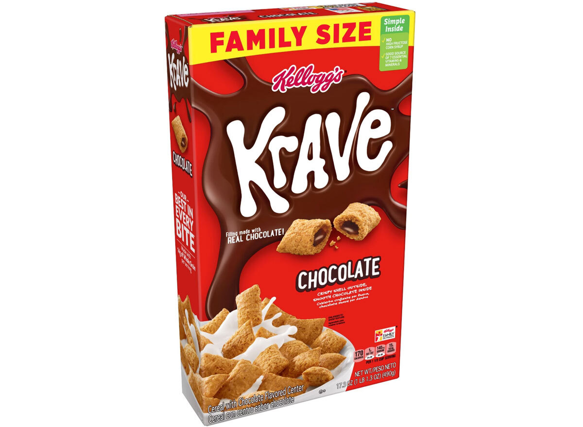 kelloggs krave chocolate cereal - unhealthiest worst cereals