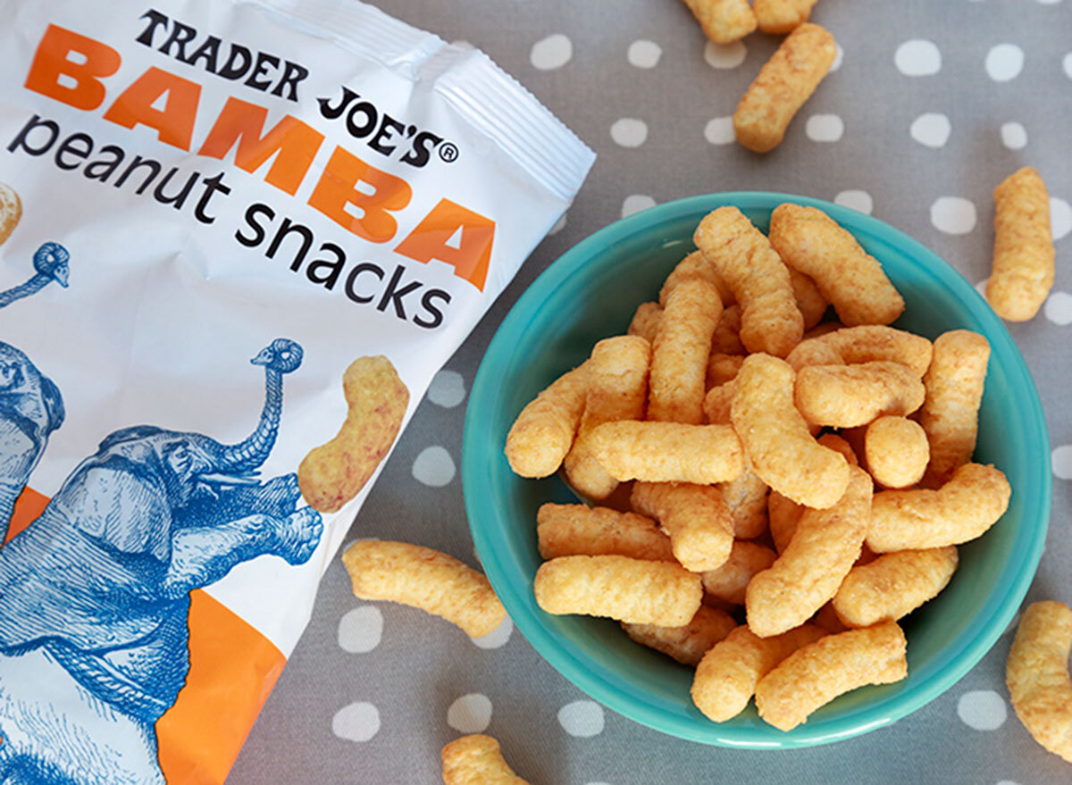 trader joes bamba peanut snacks