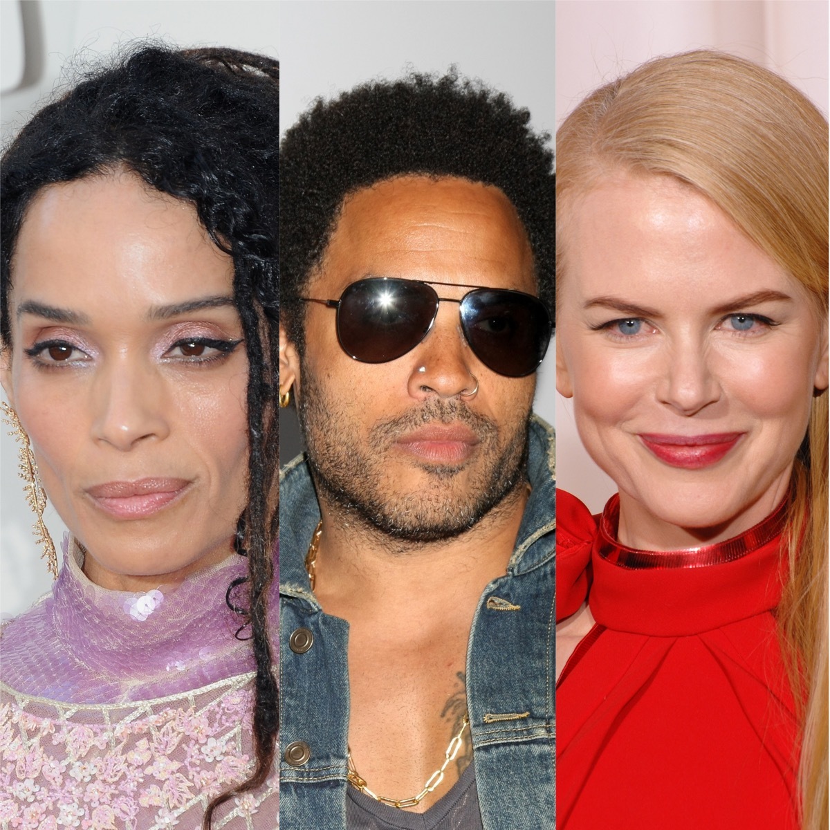 Lisa Bonet, Lenny Kravitz, and Nicole Kidman