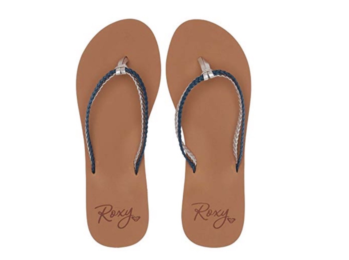 flat leather flip flops, affordable sandals