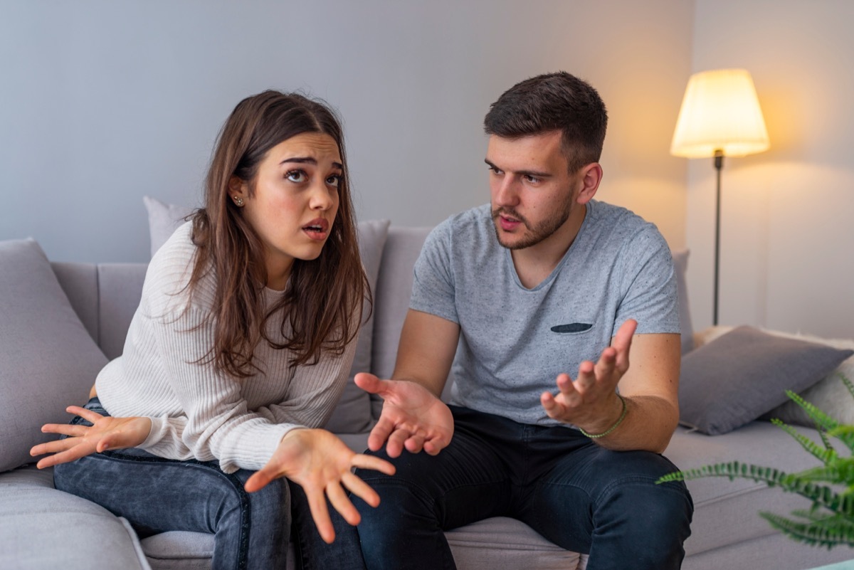 Couple Having a Discussion