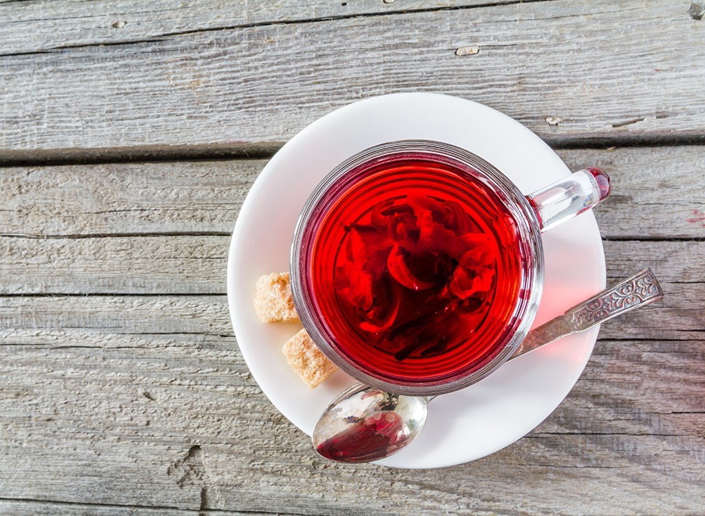 best teas for weight loss - hibiscus tea