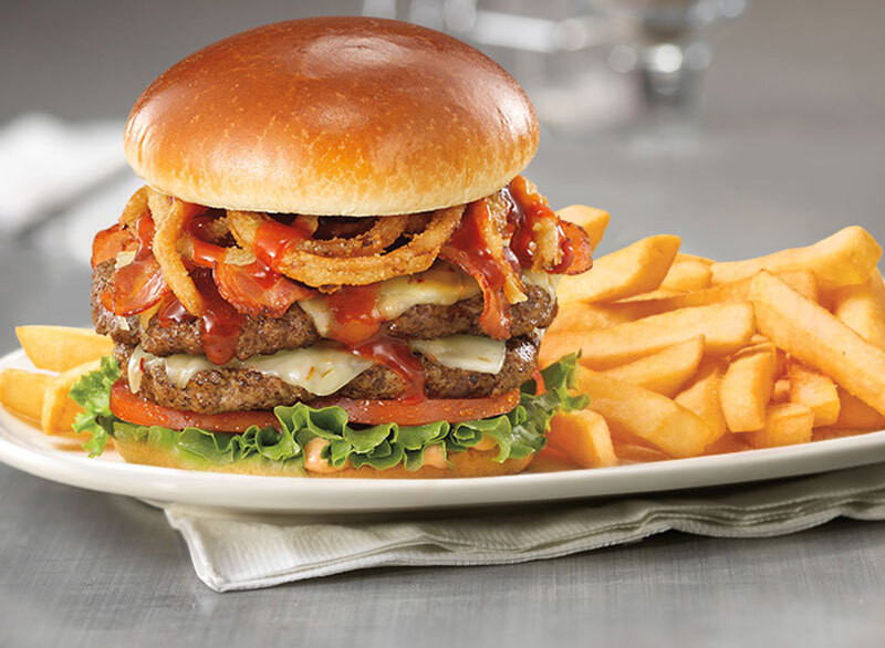 Friendlys sriracha burger