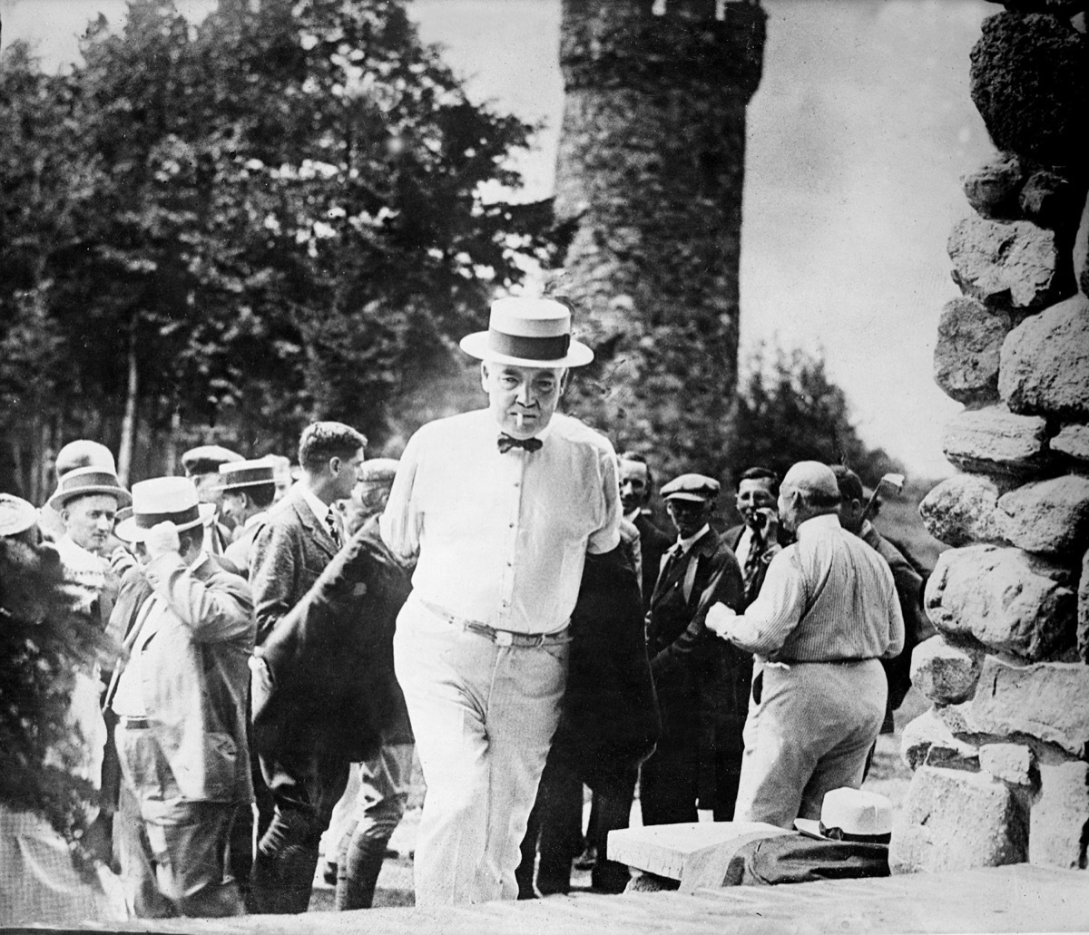 Warren G. Harding smoking