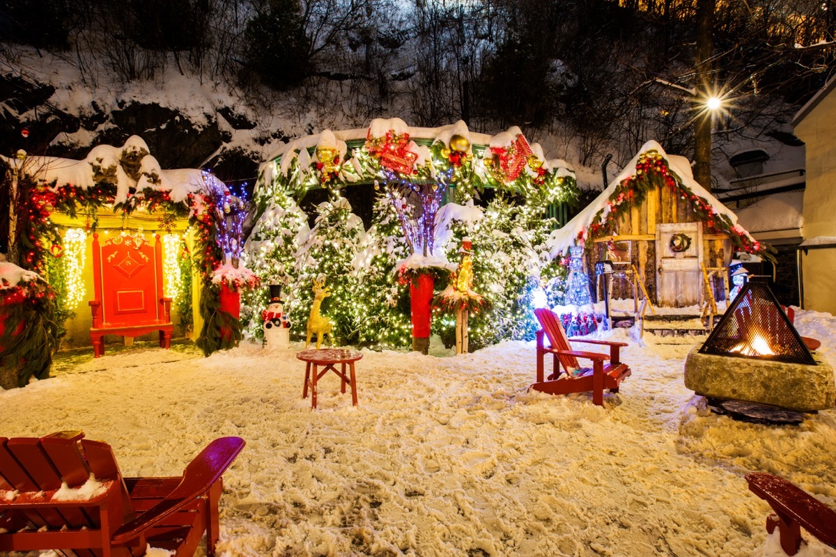 santas village in ontario canada