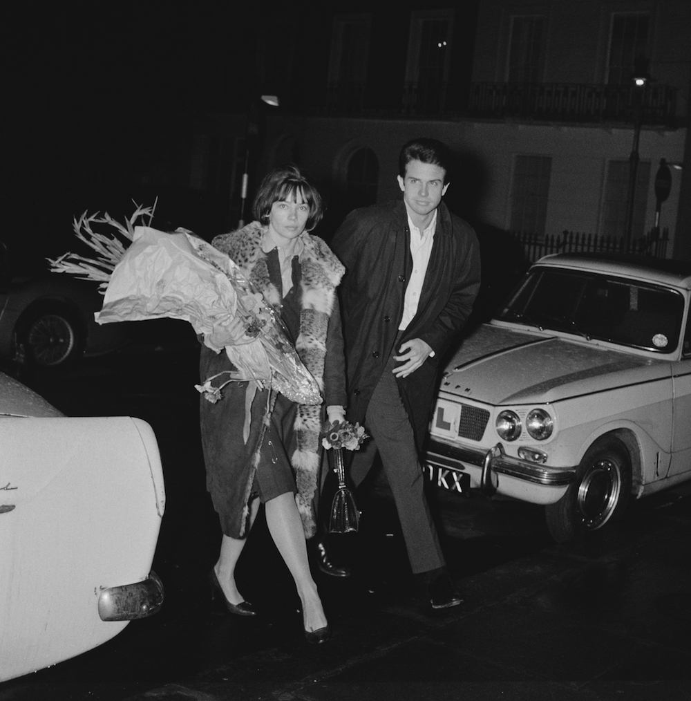 Leslie Caron and Warren Beatty in 1965